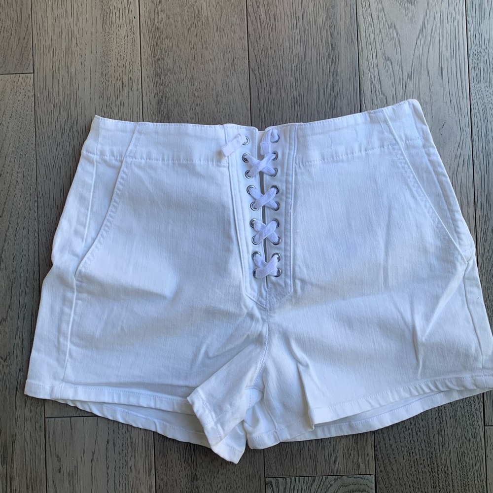 White Shorts